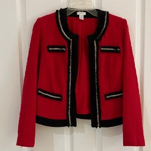 Chic Red and Black Women's Jacket by Chico’s